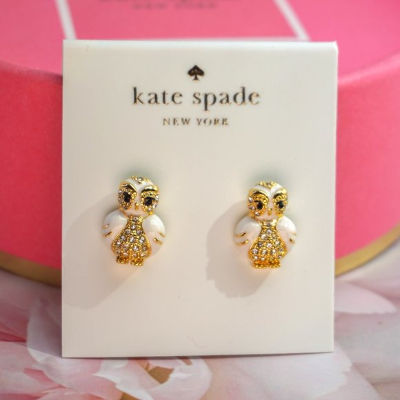 Kate spade owl earrings on sale